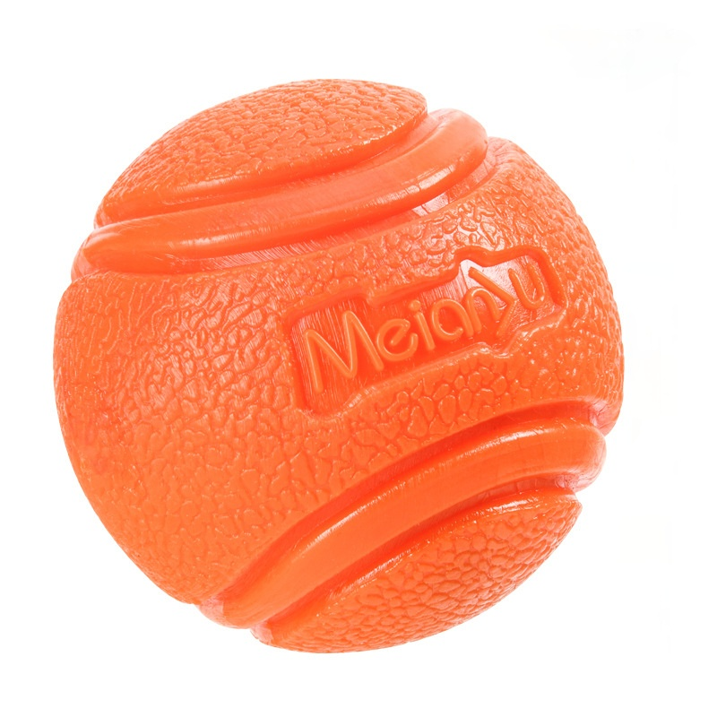 Pet Dog Bouncy Ball, Bite-Resistant Solid Ball, Rubber Bite