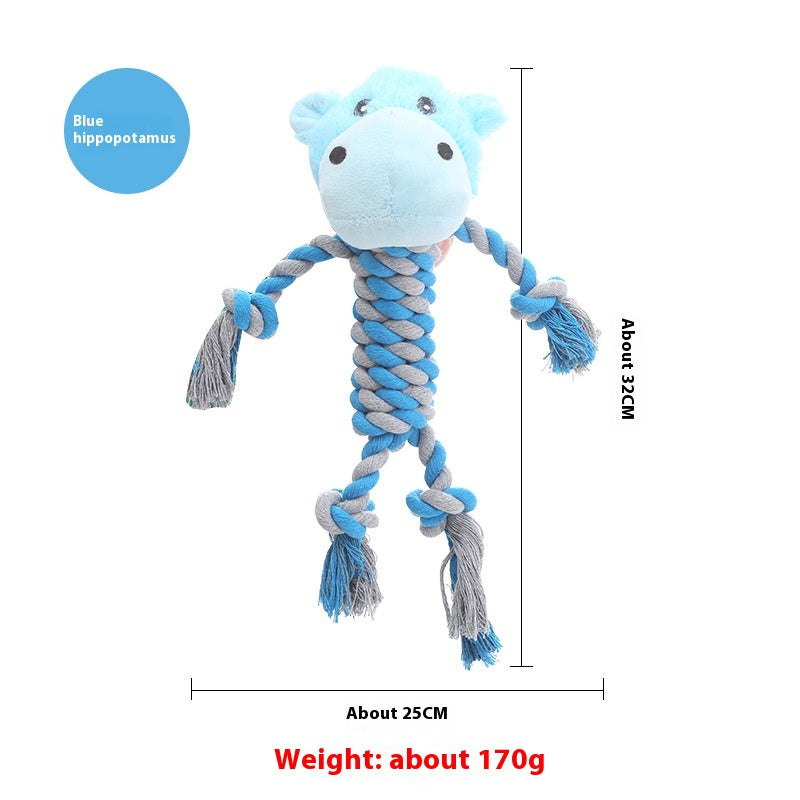 Plush Dog Toy Animal Shape Bite-Resistant Molar Pet Products