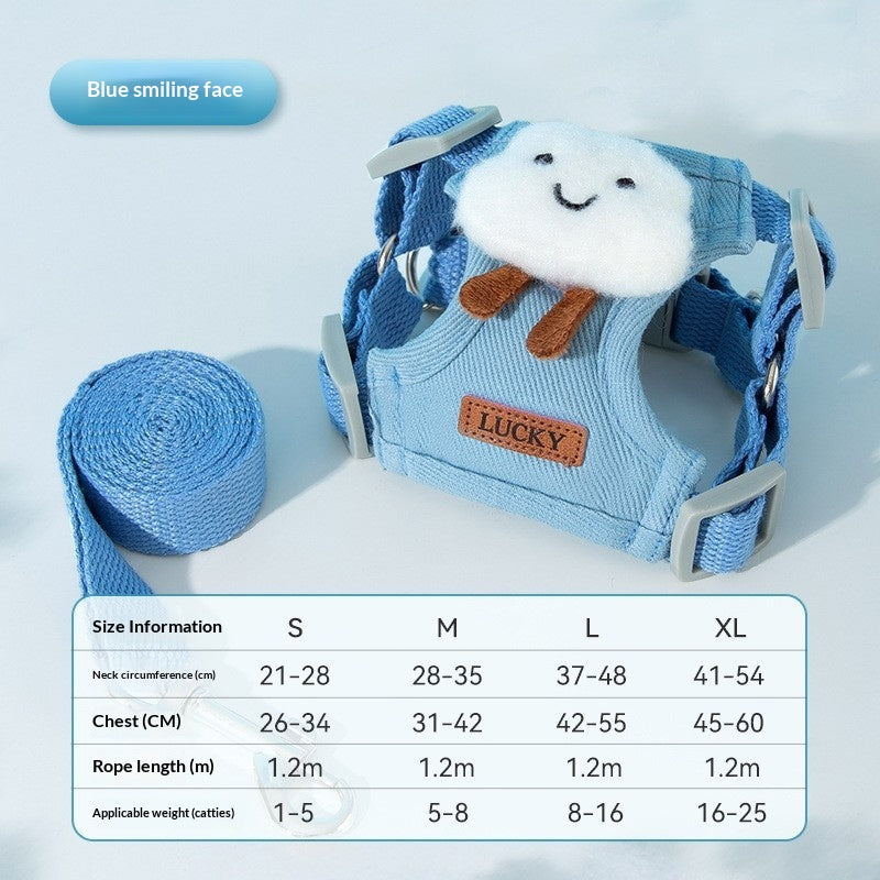 Springsummer Breathable Denim Pet Leash
