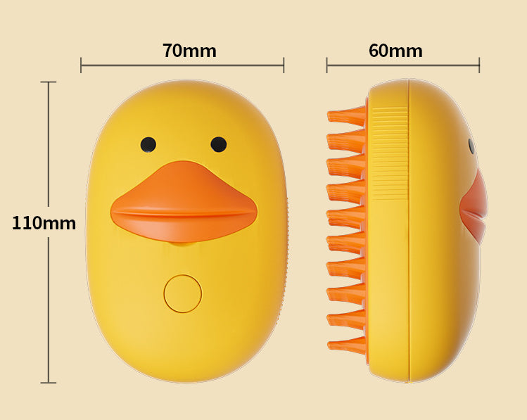 Pet Whale and Duck Spray Massage Bath Brush