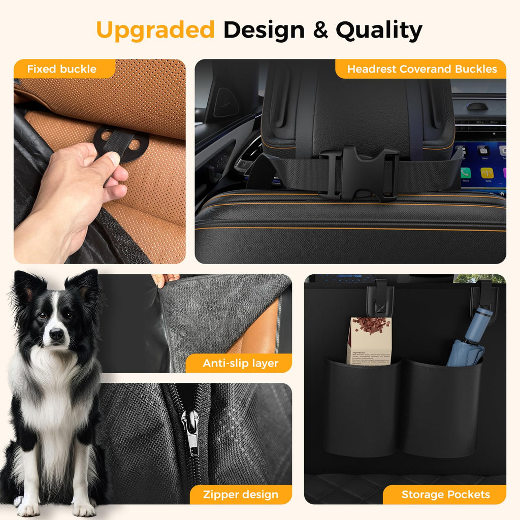 Waterproof Scratch Proof Dog Car Seat Cover