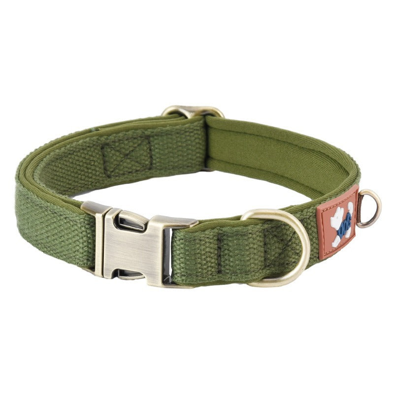 Adjustable Dog Collar With Cotton Lining