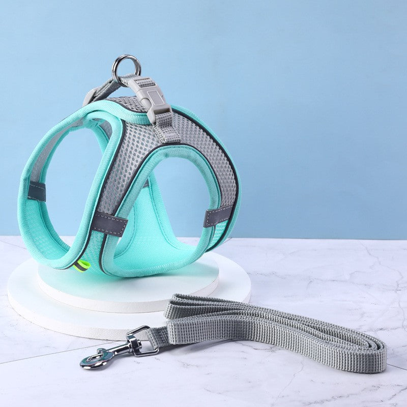 Reflective Dog Vest Harness and Leash