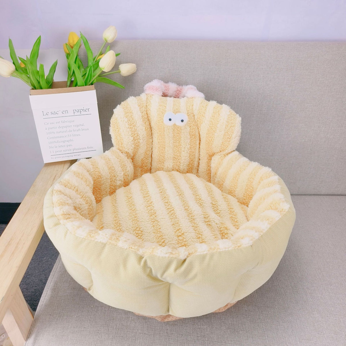 Personalized Big Eyes Round Sofa Nest