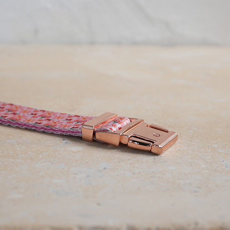 Comfortable Hawthorn Flower Pet Collar