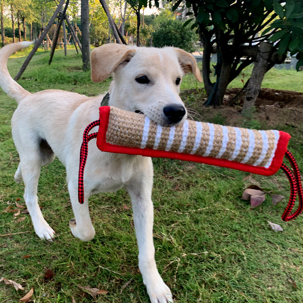 30Cm Molar Coarse Hemp Biting Stick, Bite-Resistant Training Dog Stick, Dog Biting Stick, Dog Playing