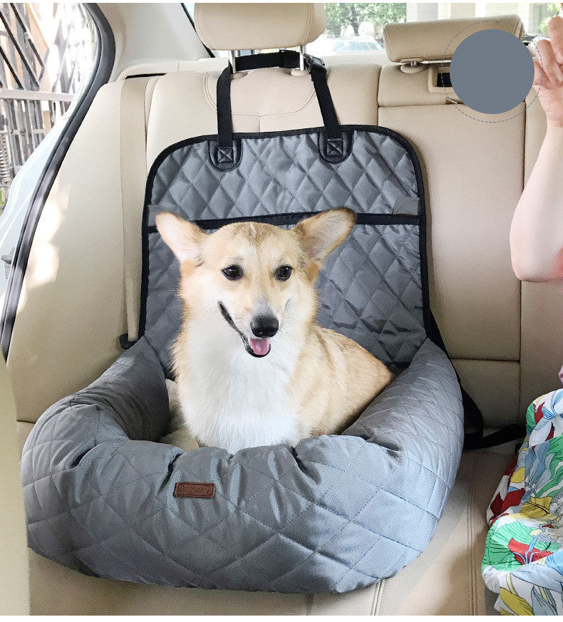 2 In 1 Pet Dog Carrier Folding Car Seat Pad Thickened Multi-Purpose Pet Bed Dog Car Mattress Pets Supplies