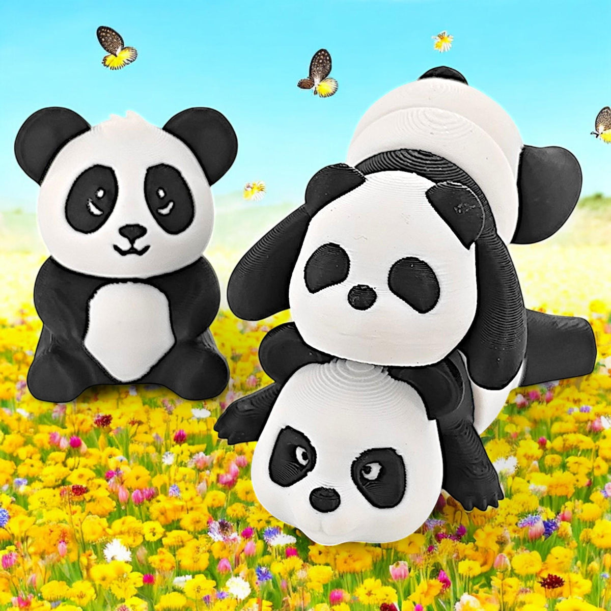 Super Cute Chinese Panda, Eye-Catching And Cute Design, Exquisite And Original, Suitable For Home Decoration And Gift Giving