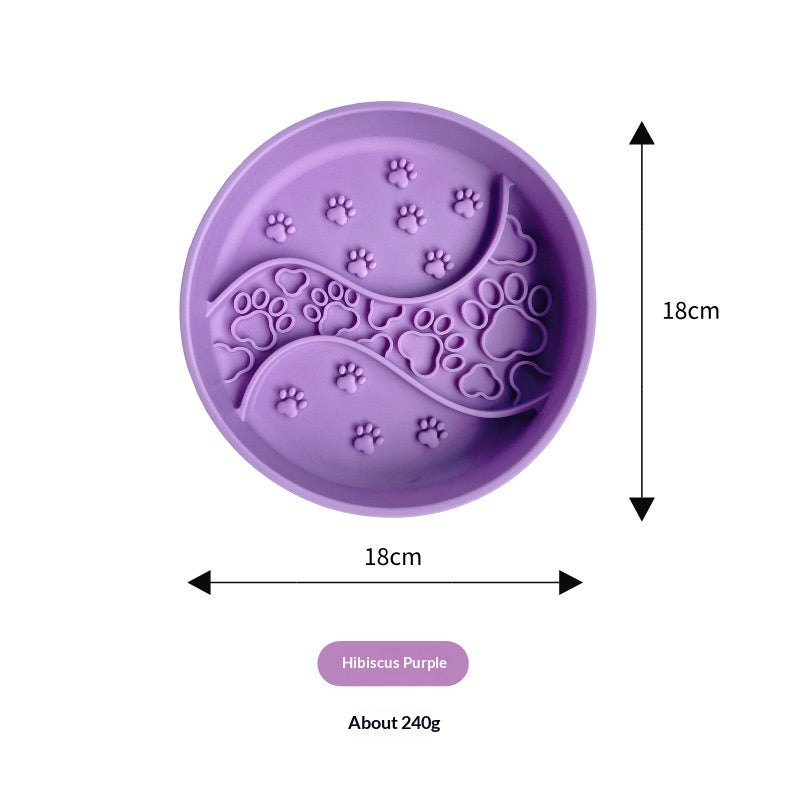 Dog Food-Grade Silicone Pet Feeding Bowl