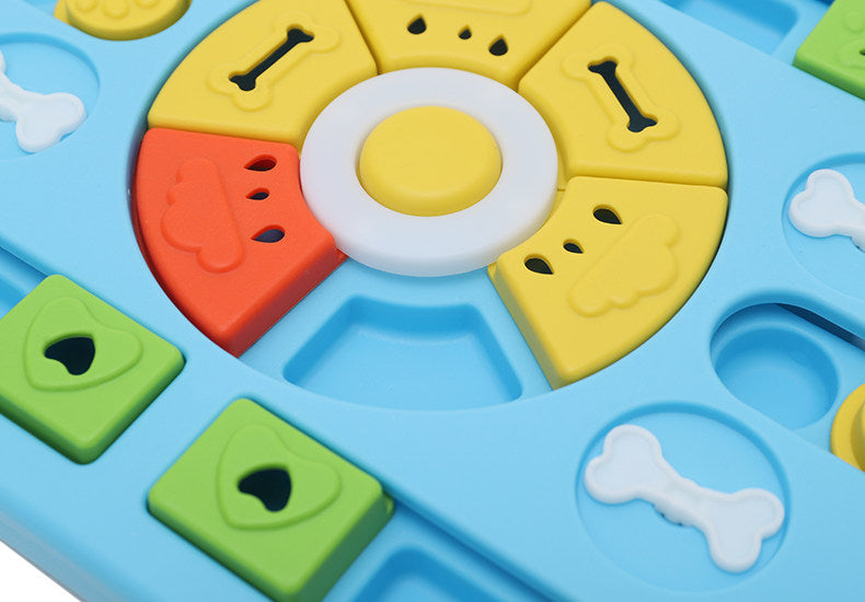Blue Sound Puzzle Dog Feeding Toy