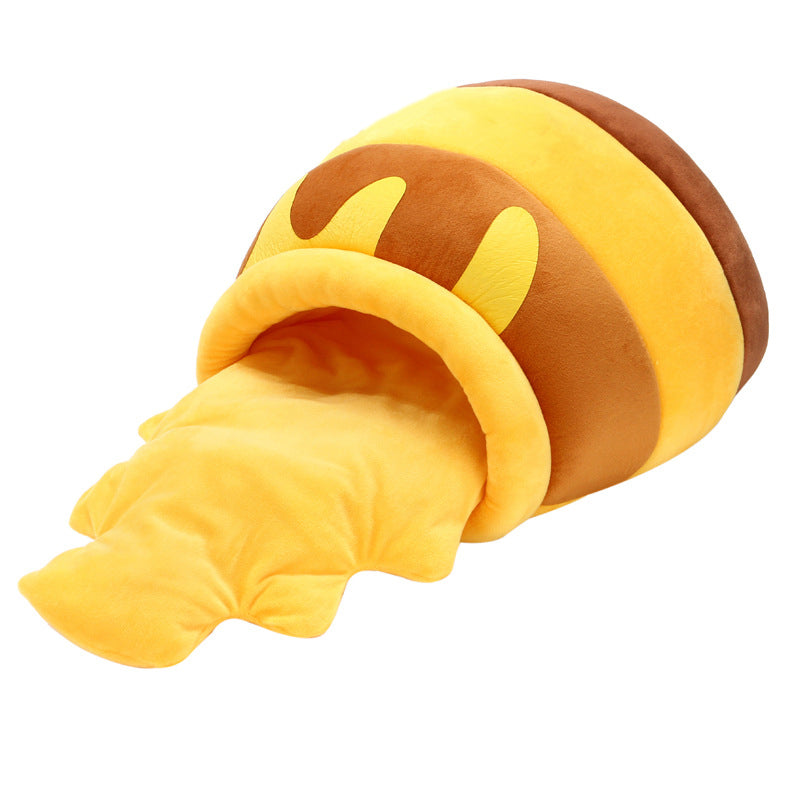All-Season Warm Honey Pot Pet Nest