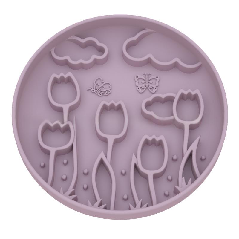 Silicone Slow-Feeding Licking Mat With Suction Cup