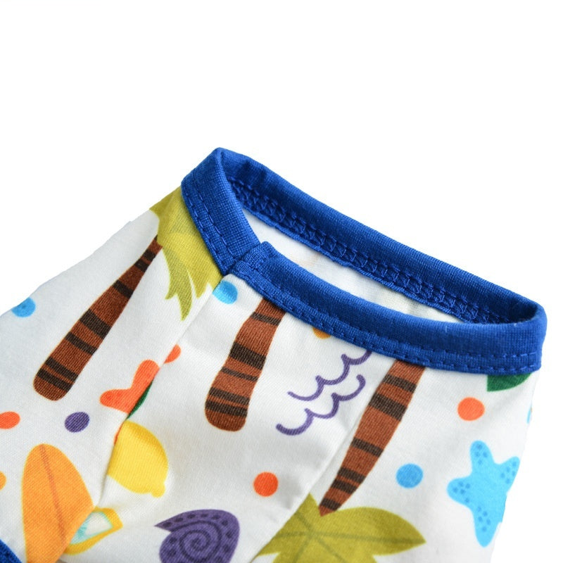 Cute Cartoon Print Dog Jumpsuit