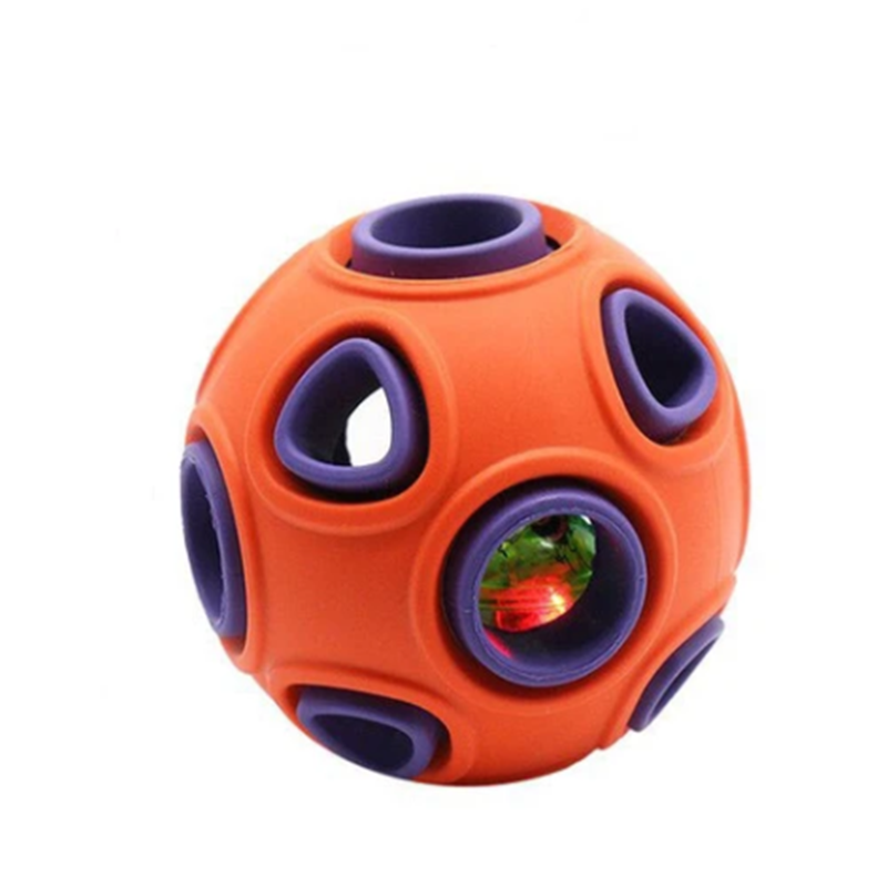 Interactive LED Light and Sound Dog Chewing Ball