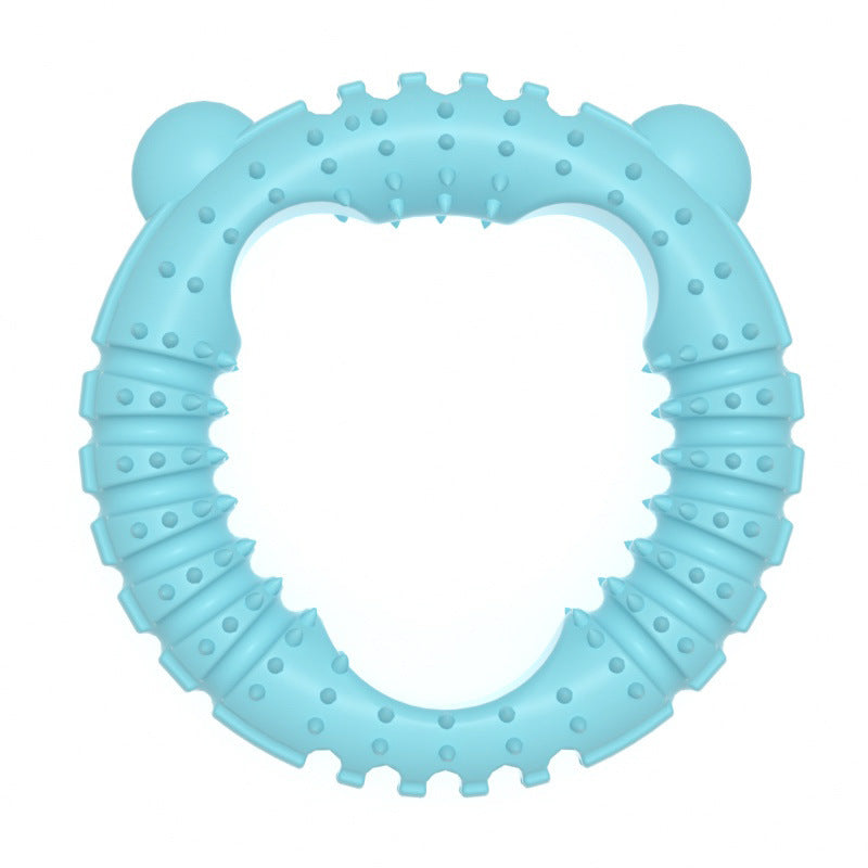 Pet Dog Toy Bear-Type Bite-Resistant Ring