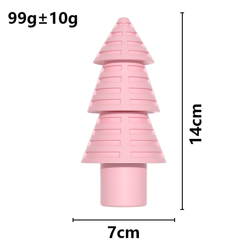 New Pet Toy Christmas Tree Type Tpr Chew Toy