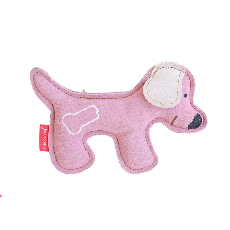 Cowhide Dog Training Toy