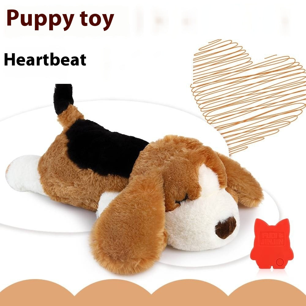 Plush Toy Heartbeat Dogcat Sleep Peace Of Mind Pillow Play