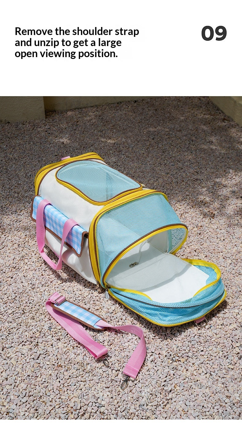 All-Season Large Capacity Pet Travel Expansion Bag
