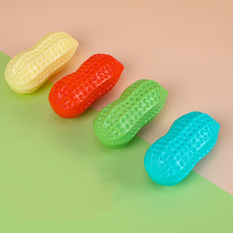 Pet Toy Tpr Peanut Bite Resistant Sound