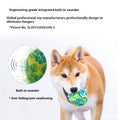 Plush Squeaky Molar Dog Toy Ball
