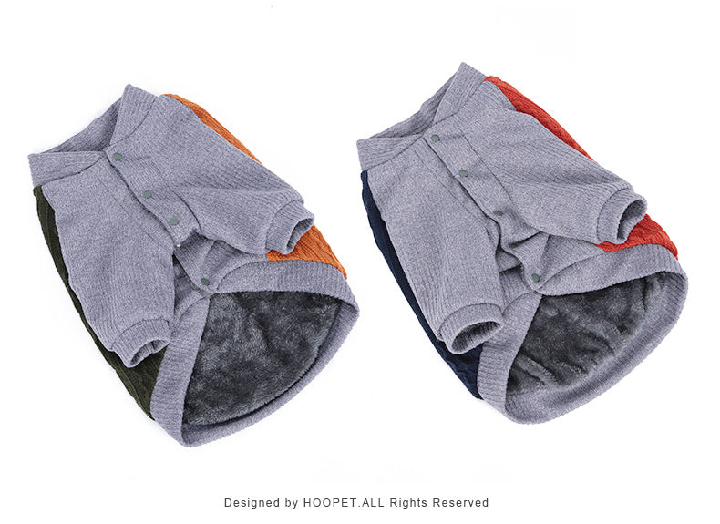 Pet Winter Thickening Large Dog Clothes Sweater
