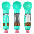 300 500Ml Portable Multifunction Dog Water Bottle Food Feeder For Big Dogs 3 In 1 Poop Dispenser Puppy Pet Travel Drinking Bowls