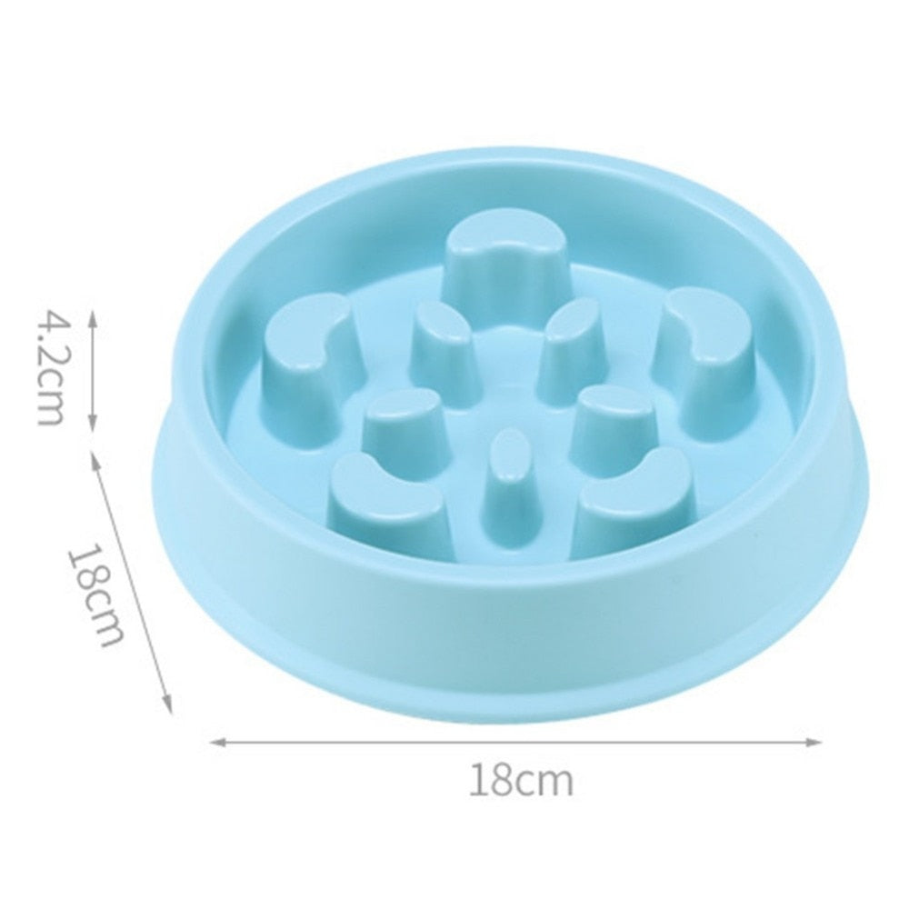 Anti Choking Slow Feeding Pet Bowl