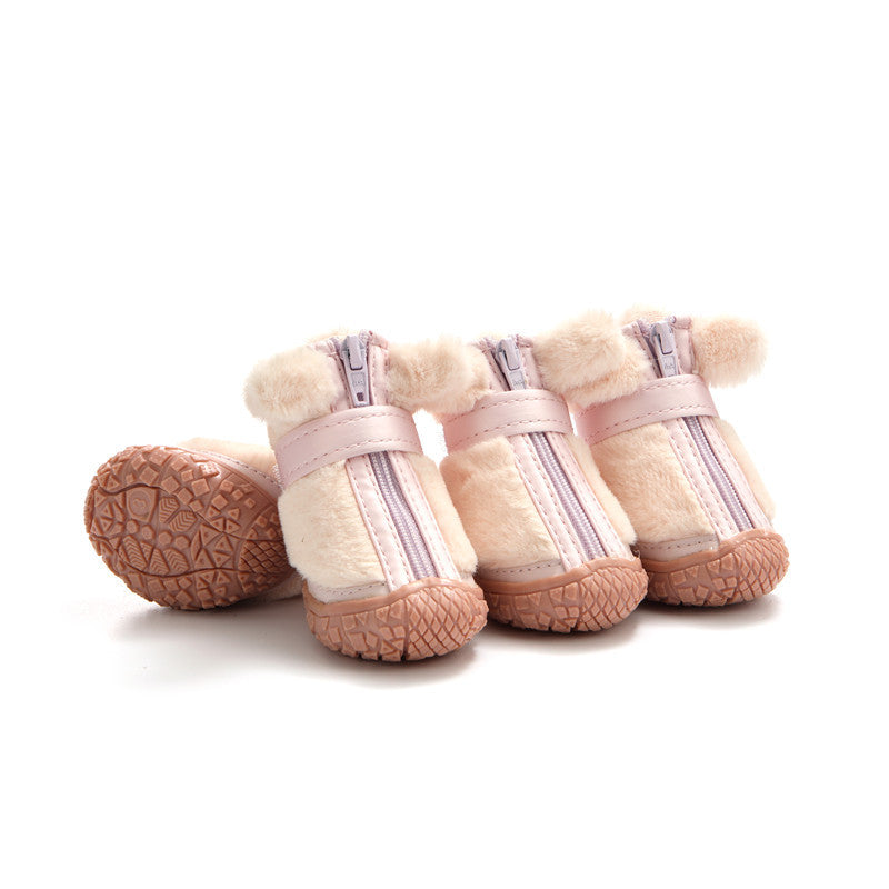 Cute Anti-Slip Winter Booties For Small Dogs