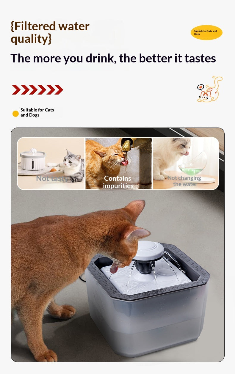 Quiet Smart Circulating Pet Water Fountain