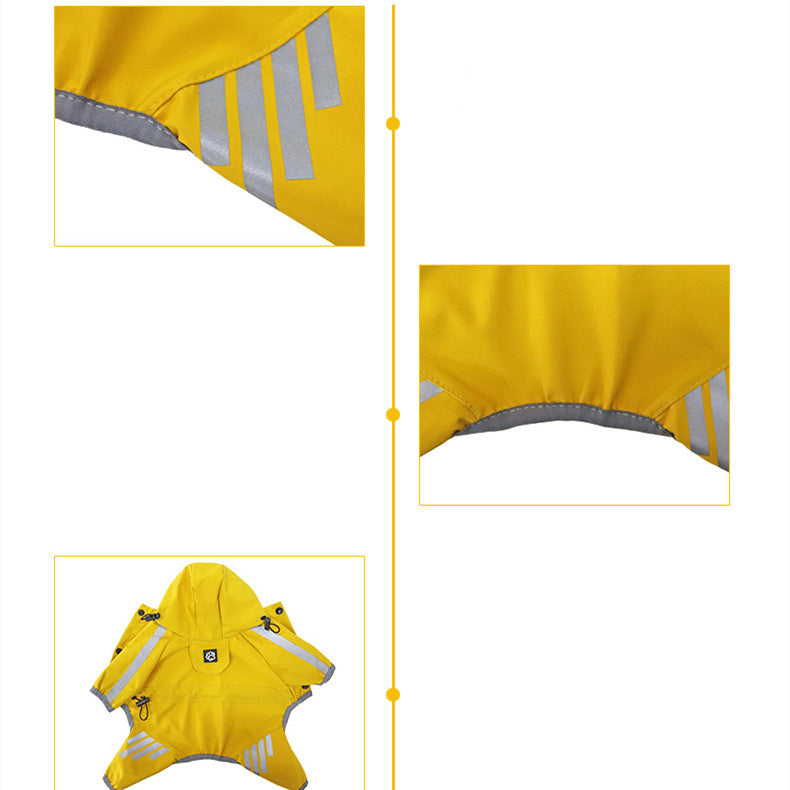 Waterproof Full-Coverage Dog Raincoat