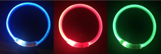 USB Rechargeable LED Dog Collar