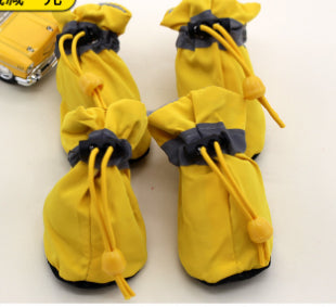 Custom Reflective Dog Shoes Set