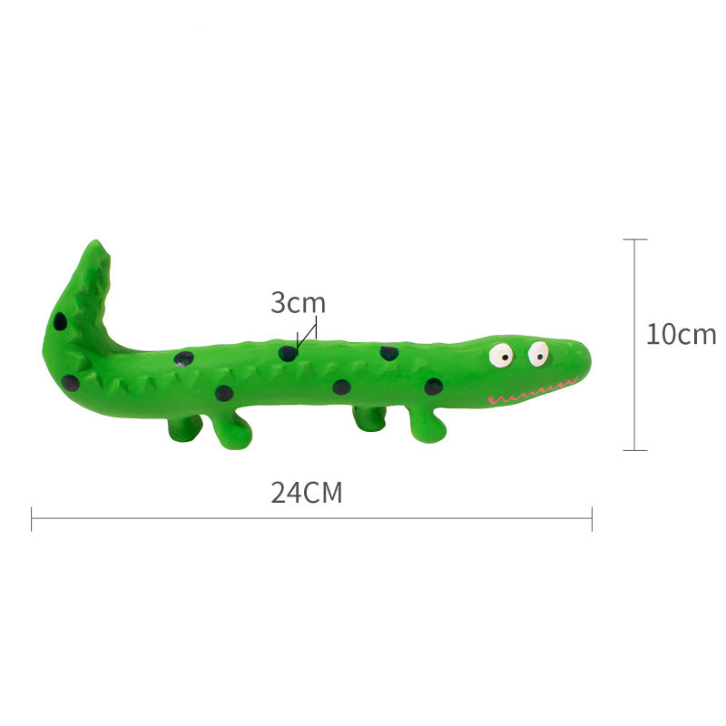 Dog Chew Toys Dog Squeaky Toys For Aggressive Chewers Cute Lizard Shape Pet Dog Chewing Toy Interactive Dog Teeth Molar Toy For Small Medium