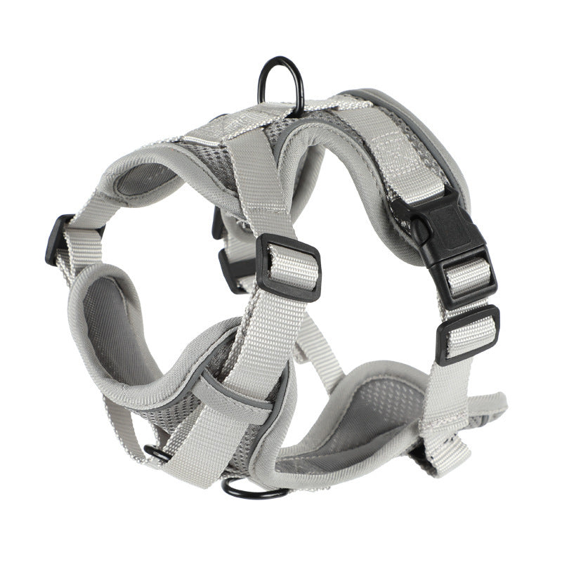 Vest-Style Dog Leash And Harness Set