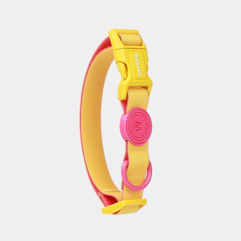 Waterproof Nylon Dog Collar With Traction Rope