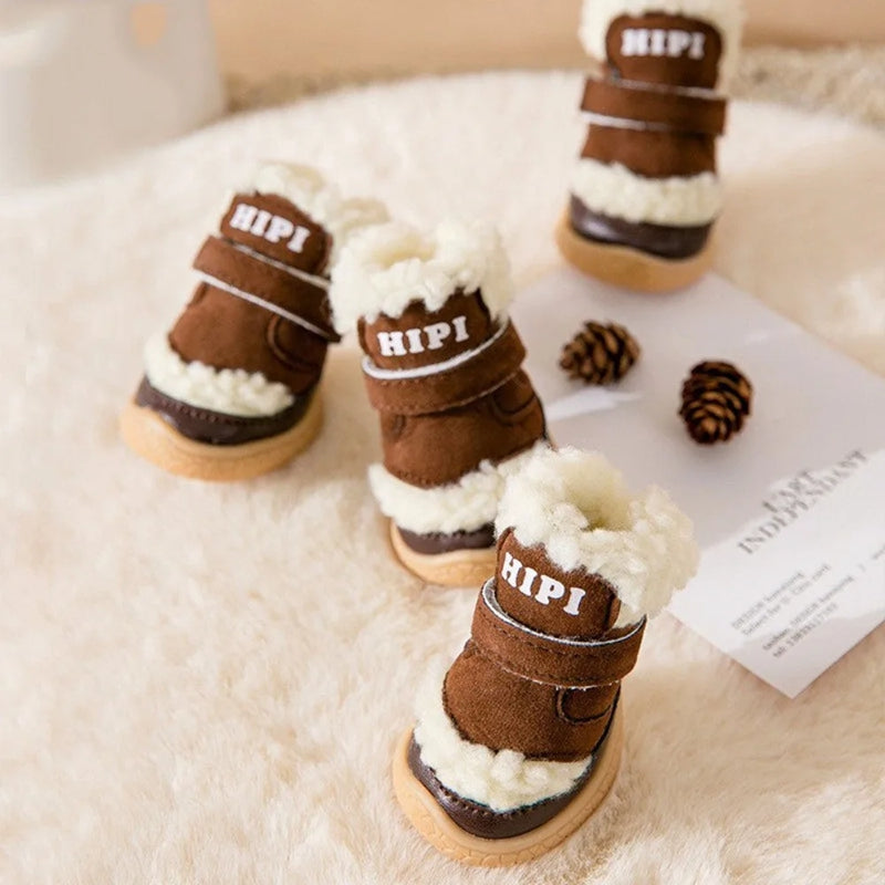 Thick Anti-Slip Winter Dog Boots