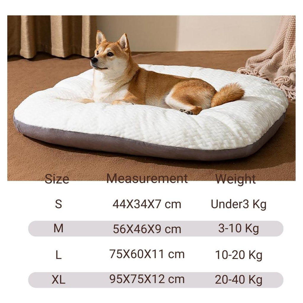 Oval Washable Dog Bed for Large Dogs