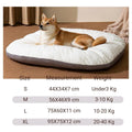 Oval Washable Dog Bed for Large Dogs
