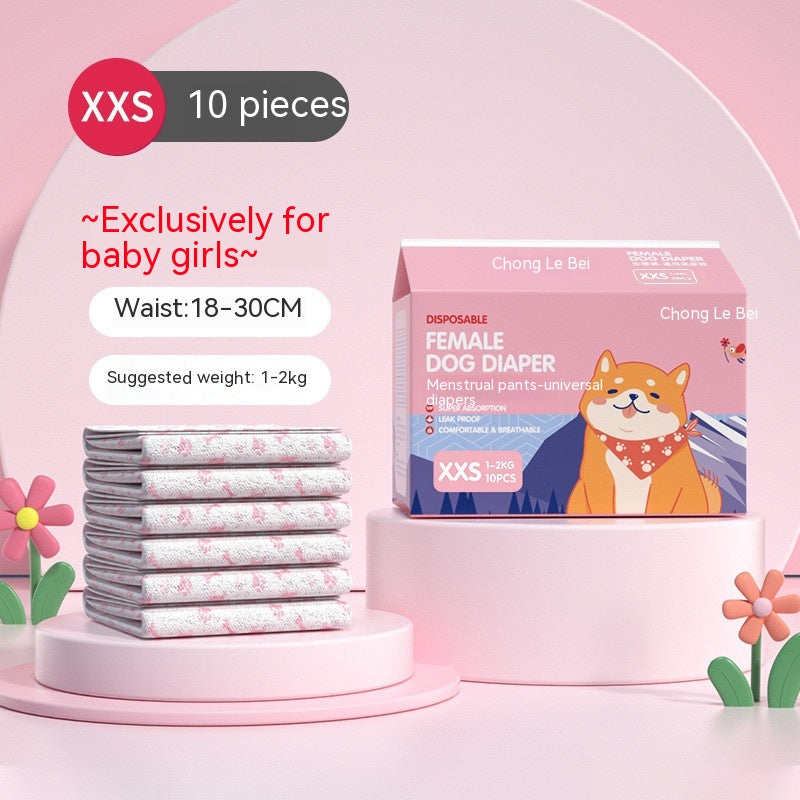 Disposable Female Dog Diaper Pants