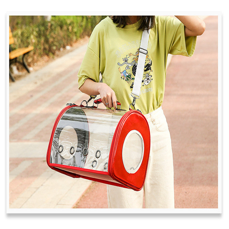 Transparent PU Pet Bag