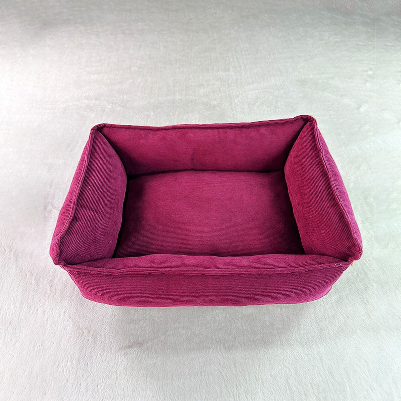 Solid Color Casual Non-Slip All-Season Dog Mat
