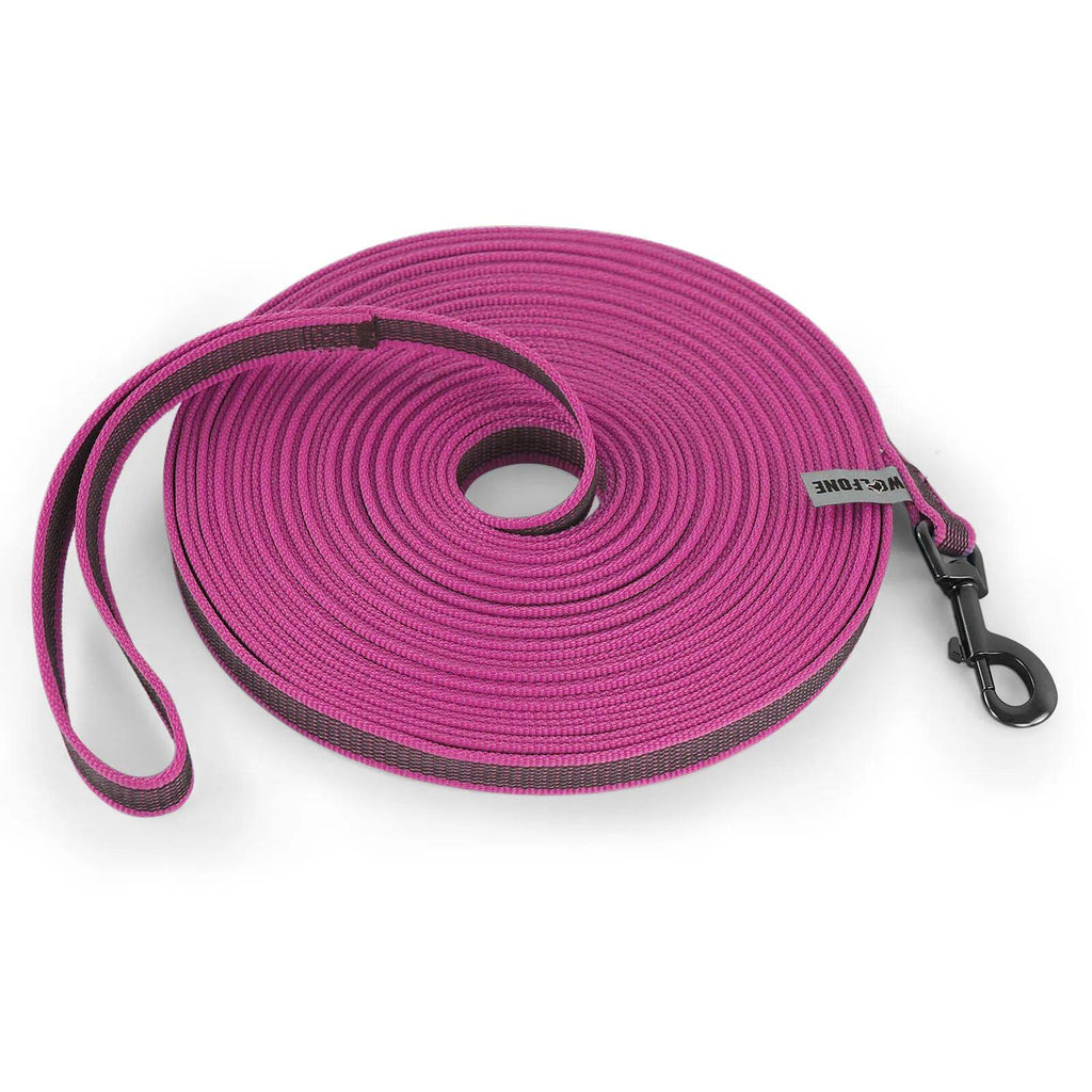 Medium Small Long Dog Leash Latex Silk Eas