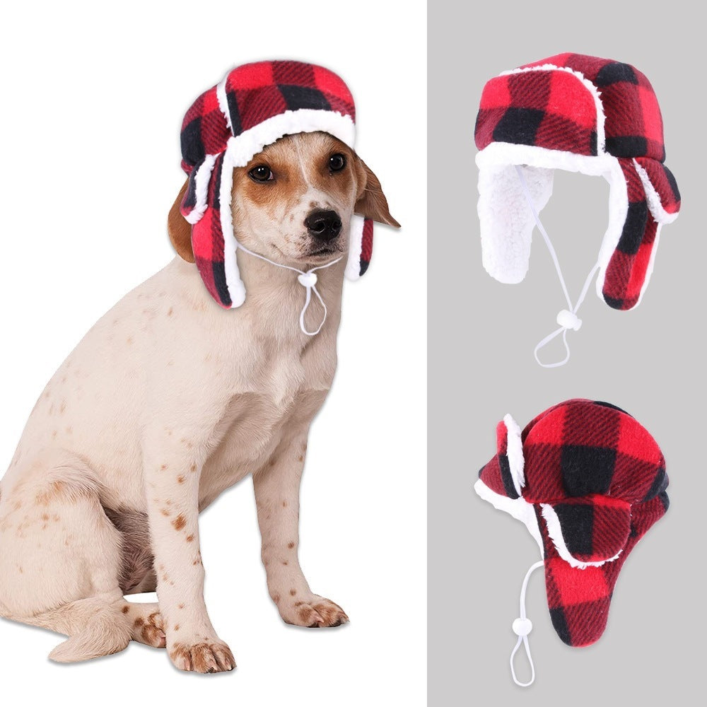 Warm Knitted Dog Hat for Golden Retrievers