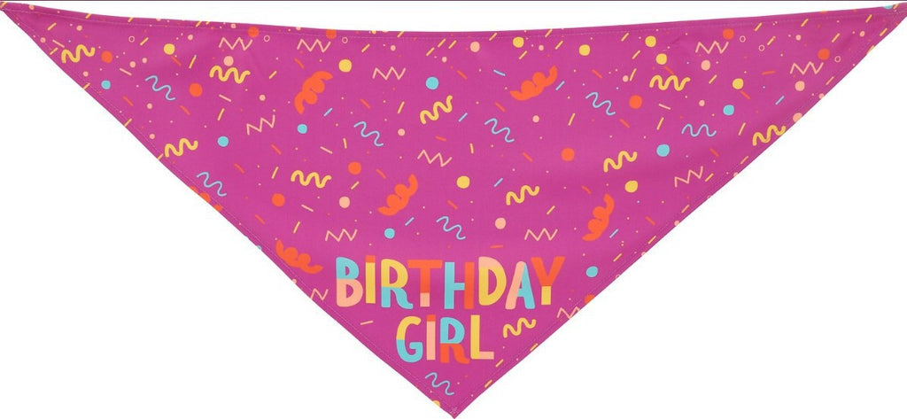 Pet Triangle Scarf Dog Birthday Toy Bone Saliva Towel