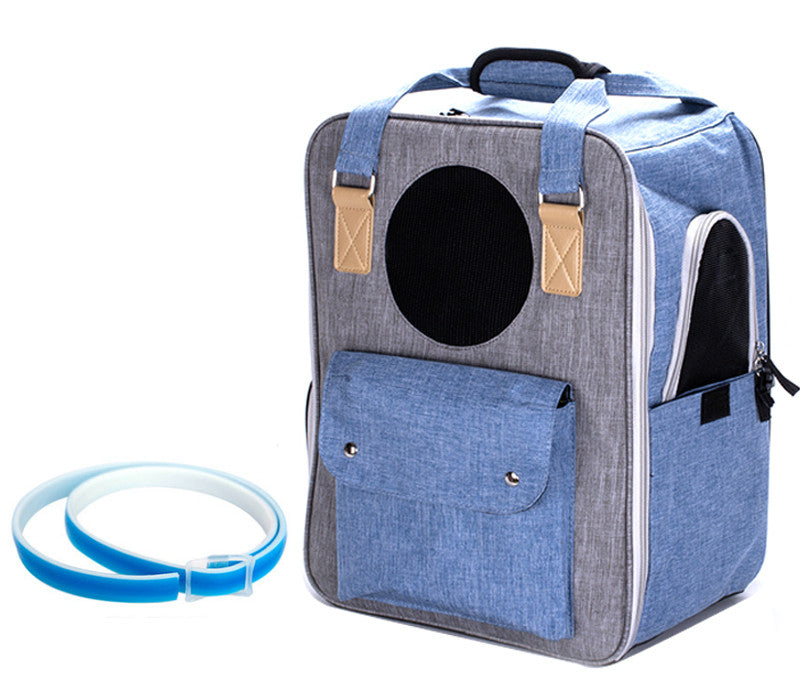 Outdoor Portable Summer Breathable Large-Capacity Canvas Backpack Space Capsule