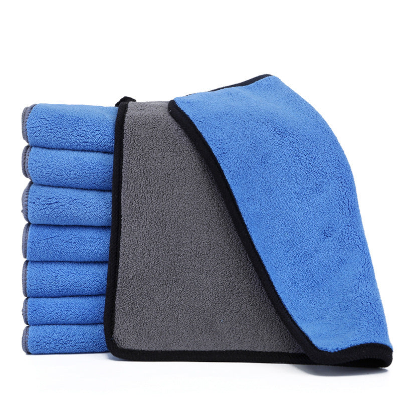 Two-Color Double-Sided Car Wash Towel