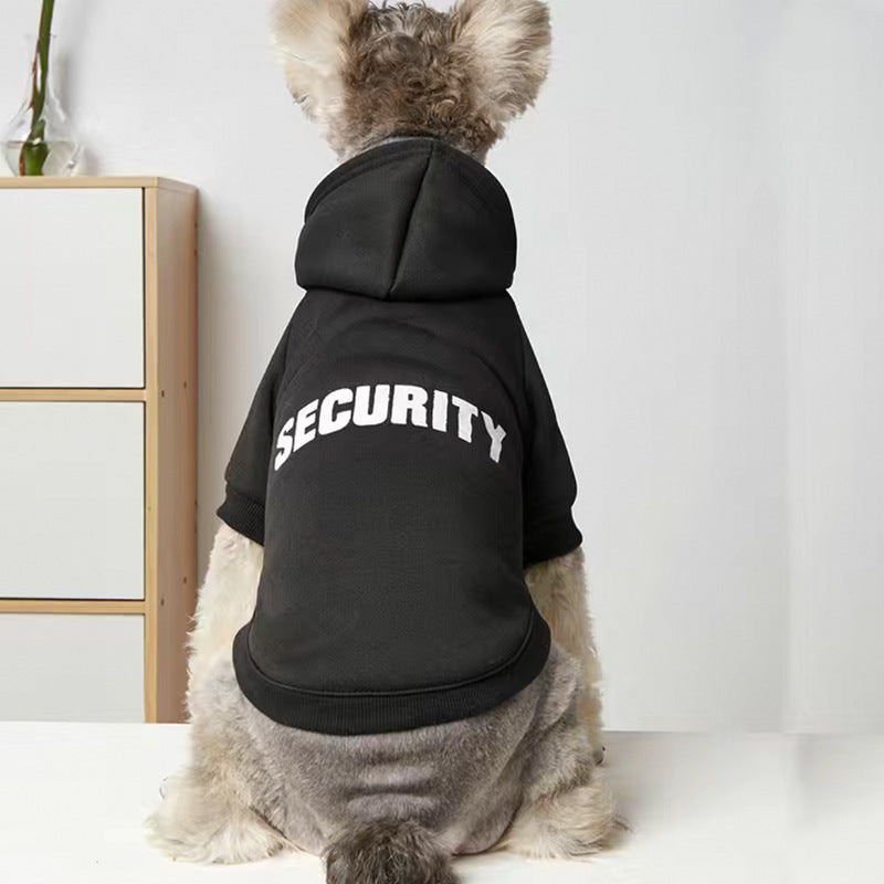 Simple Warm Printed Pet Clothes