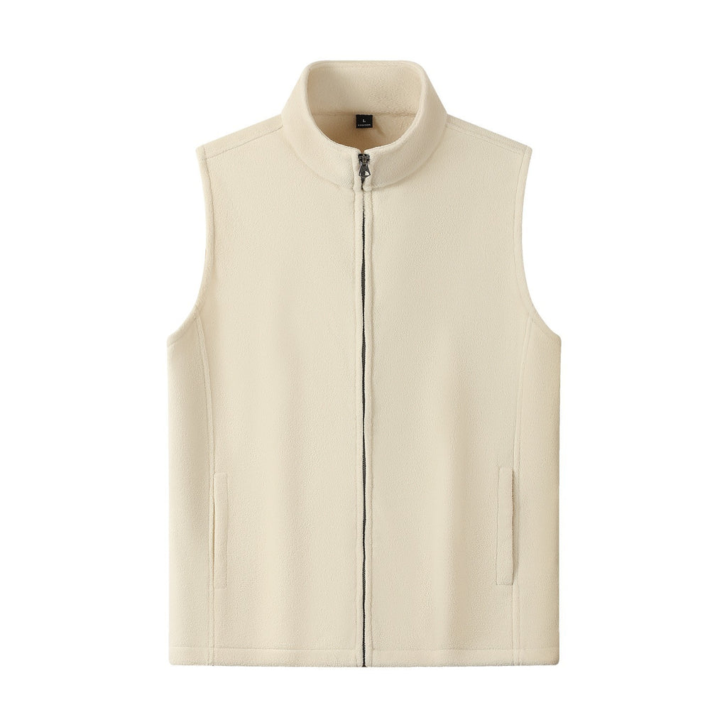 Men's Zip Fleece Cardigan Vest