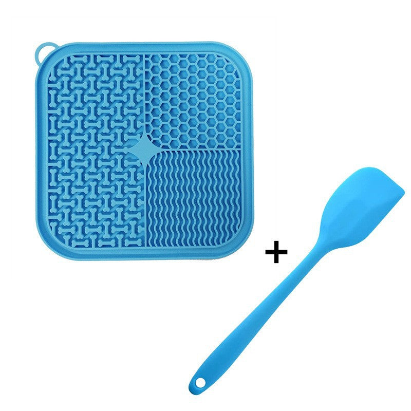 Dog Licking Mat Slow Feeder Premium Lick Pad With Suction Cups For Dog Anxiety Relief Slow Feeder Dog Bowls Pet Placemat